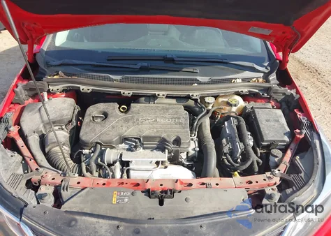 2017 Chevrolet Cruze Lt Auto из США, поврежденный, VIN 3G1BE6SM3HD597574